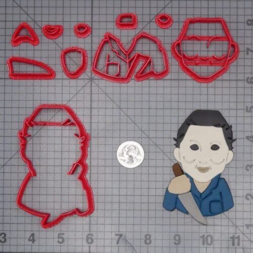 Halloween - Michael Myers with Knife 266-J338 Cookie Cutter Set