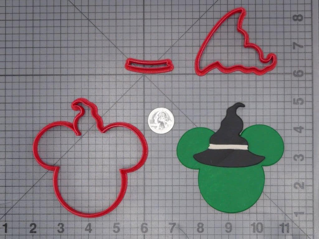 Halloween - Mickey Mouse Witch 266-J269 Cookie Cutter Set