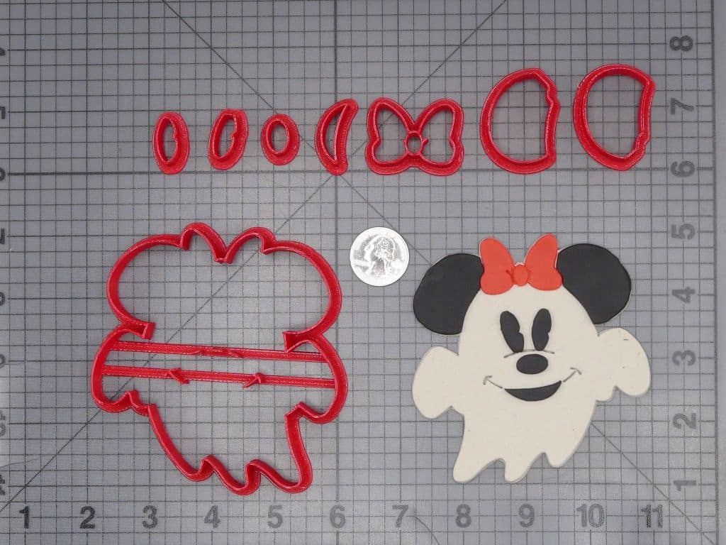 Halloween - Minnie Mouse Ghost 266-J264 Cookie Cutter Set
