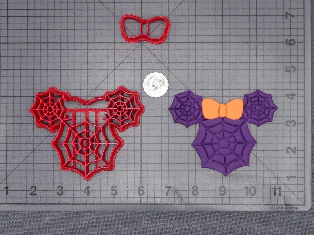 Halloween - Minnie Mouse Spider Web 266-J340 Cookie Cutter Set