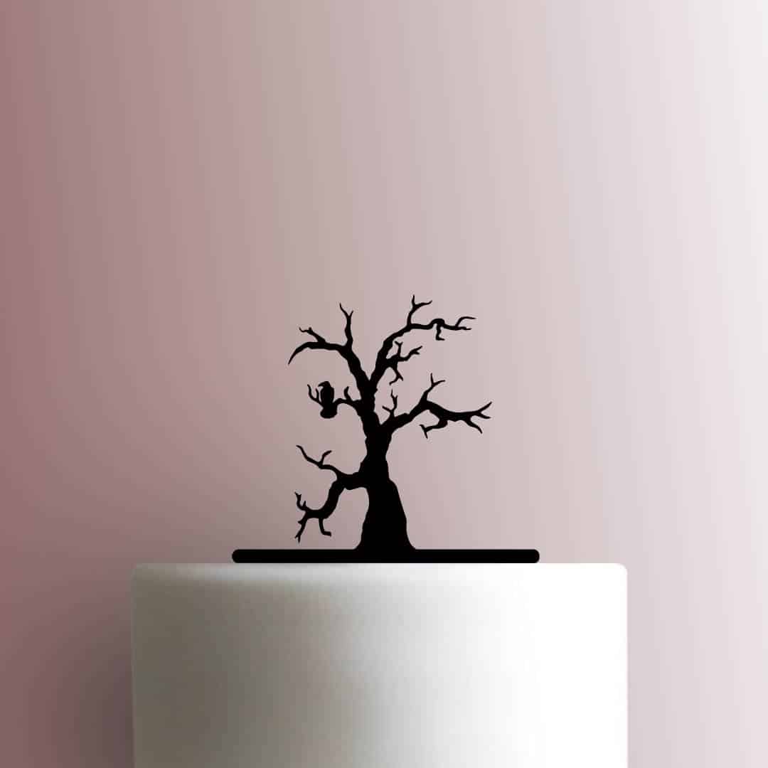 Halloween - Tree with Raven 225-B638 Cake Topper
