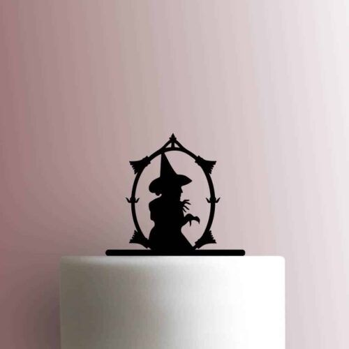 Halloween - Witch in Frame 225-B649 Cake Topper