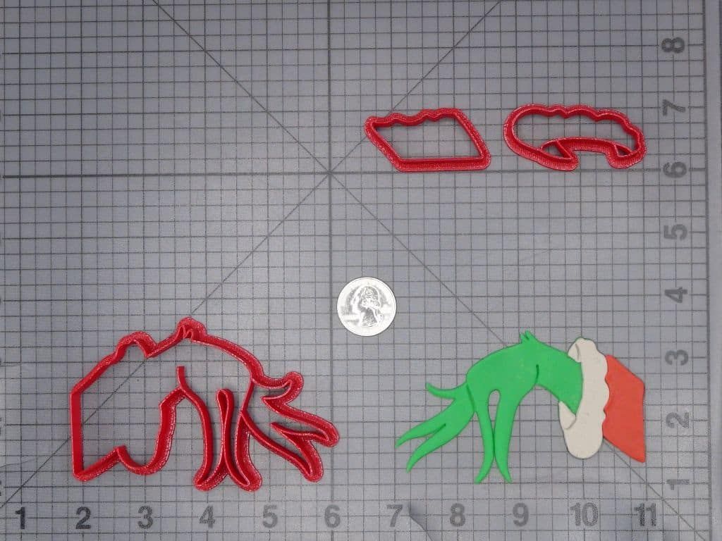 How the Grinch Stole Christmas - Grinch Hand 266-J415 Cookie Cutter Set