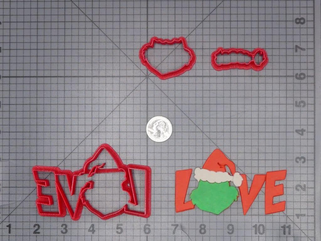 How the Grinch Stole Christmas - Grinch Love 266-J413 Cookie Cutter Set