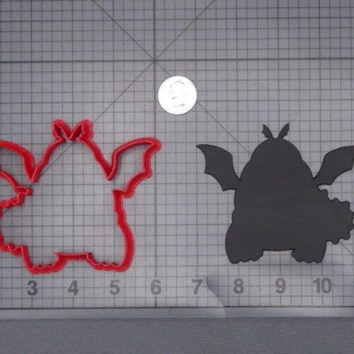 How to Train Your Dragon - Meatlug Body 266-J392 Cookie Cutter Silhouette