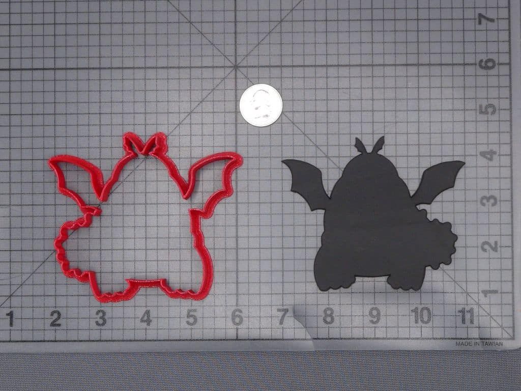 How to Train Your Dragon - Meatlug Body 266-J392 Cookie Cutter Silhouette