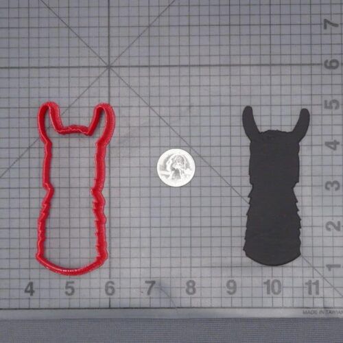 Llama Head 266-J005 Cookie Cutter Silhouette