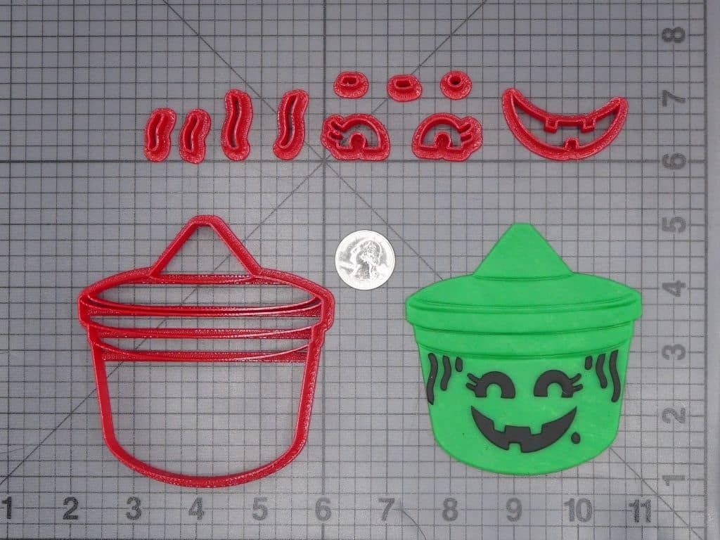 McDonalds - McWitch Bucket 266-J314 Cookie Cutter Set