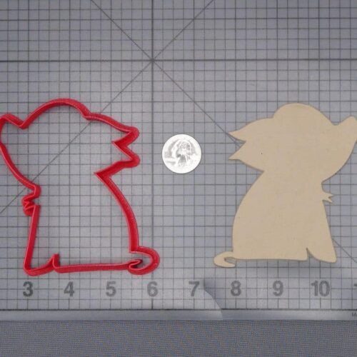 Moana - Pua Pig Body 266-J393 Cookie Cutter Silhouette
