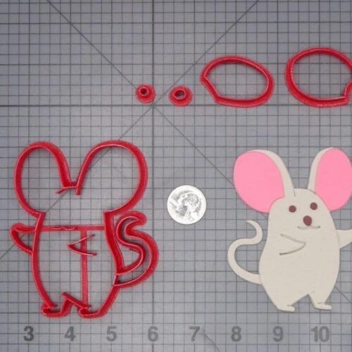 Mouse Body 266-J208 Cookie Cutter Set