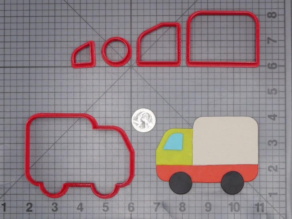 Moving Truck 266-J238 Cookie Cutter Set