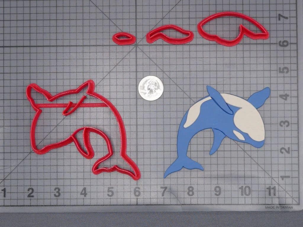 Orca Whale 266-J031 Cookie Cutter Set