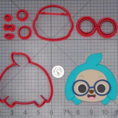 Pinkfong - Hogi Head 266-J265 Cookie Cutter Set