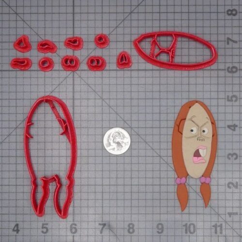 Recess - Gretchen Head 266-I566 Cookie Cutter Set