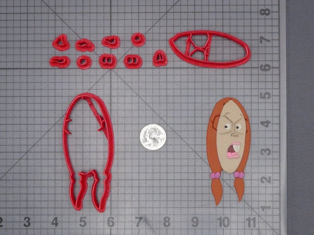 Recess - Gretchen Head 266-I566 Cookie Cutter Set