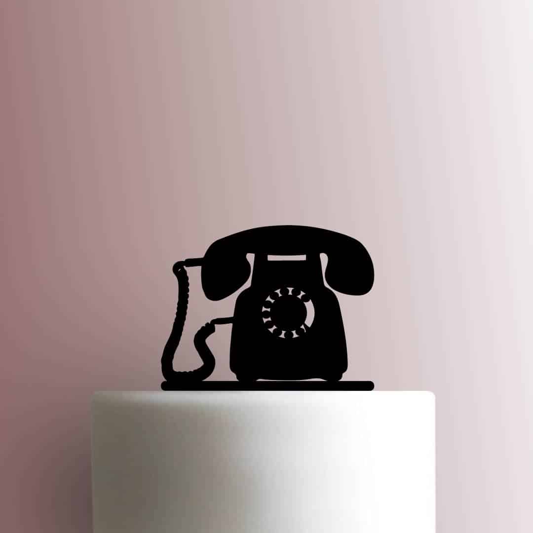 Telephone 225-B563 Cake Topper