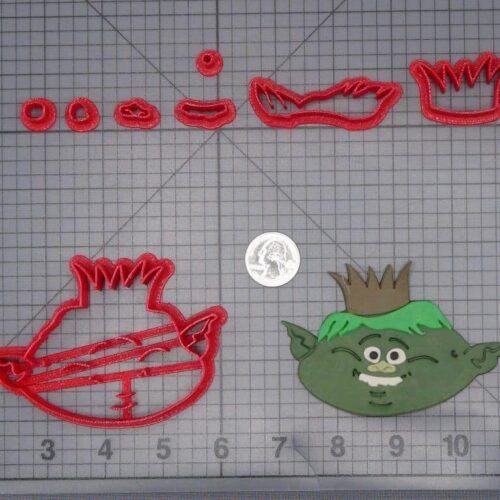 Trolls - Prince Gristle Head 266-J165 Cookie Cutter Set