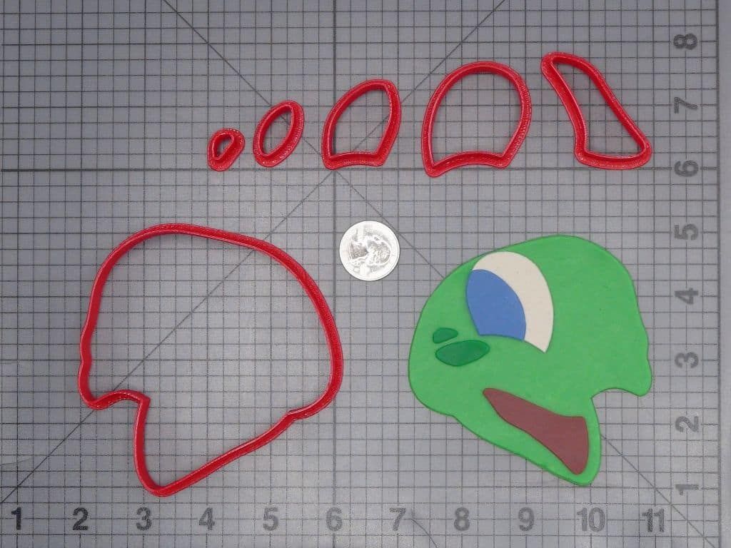 Turtle Head 266-J038 Cookie Cutter Set