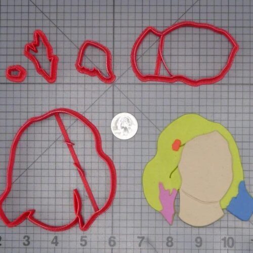 Wednesday - Enid Head 266-J193 Cookie Cutter Set