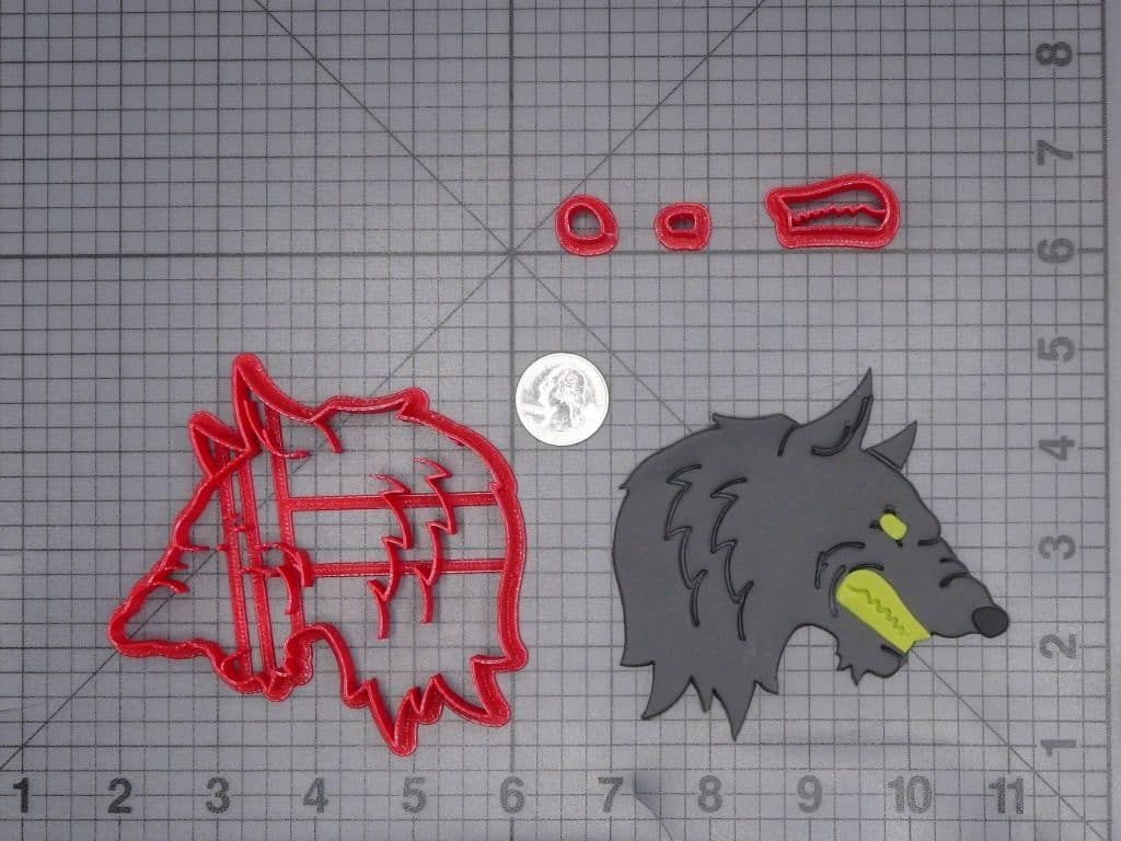Wolf Head 266-I991 Cookie Cutter Set