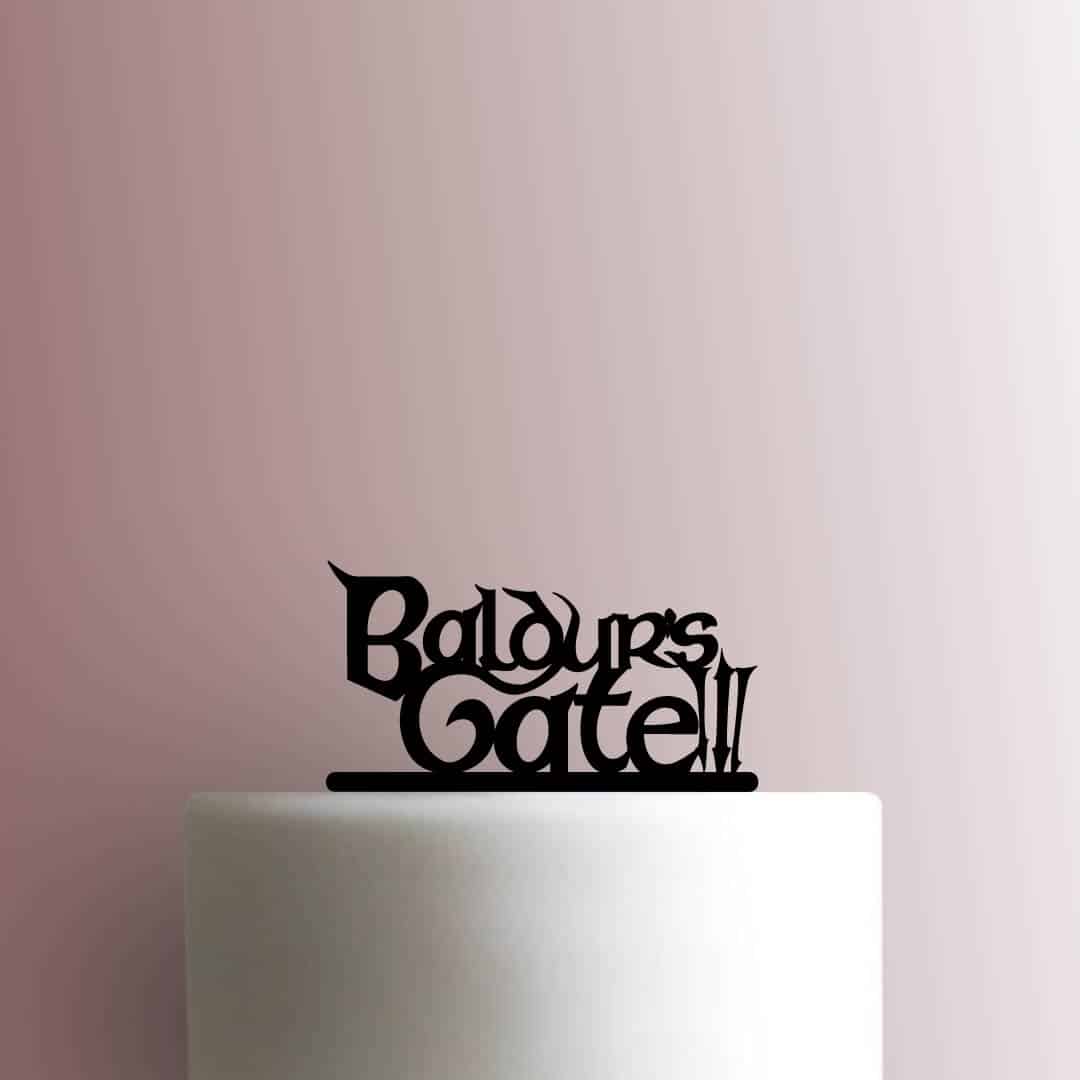 Bauldurs Gate 3 Logo 225-B674 Cake Topper