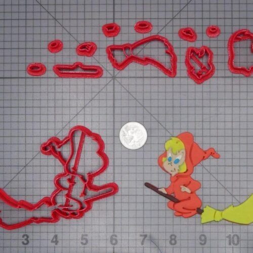 Casper the Friendly Ghost - Wendy on Broom 266-J472 Cookie Cutter Set