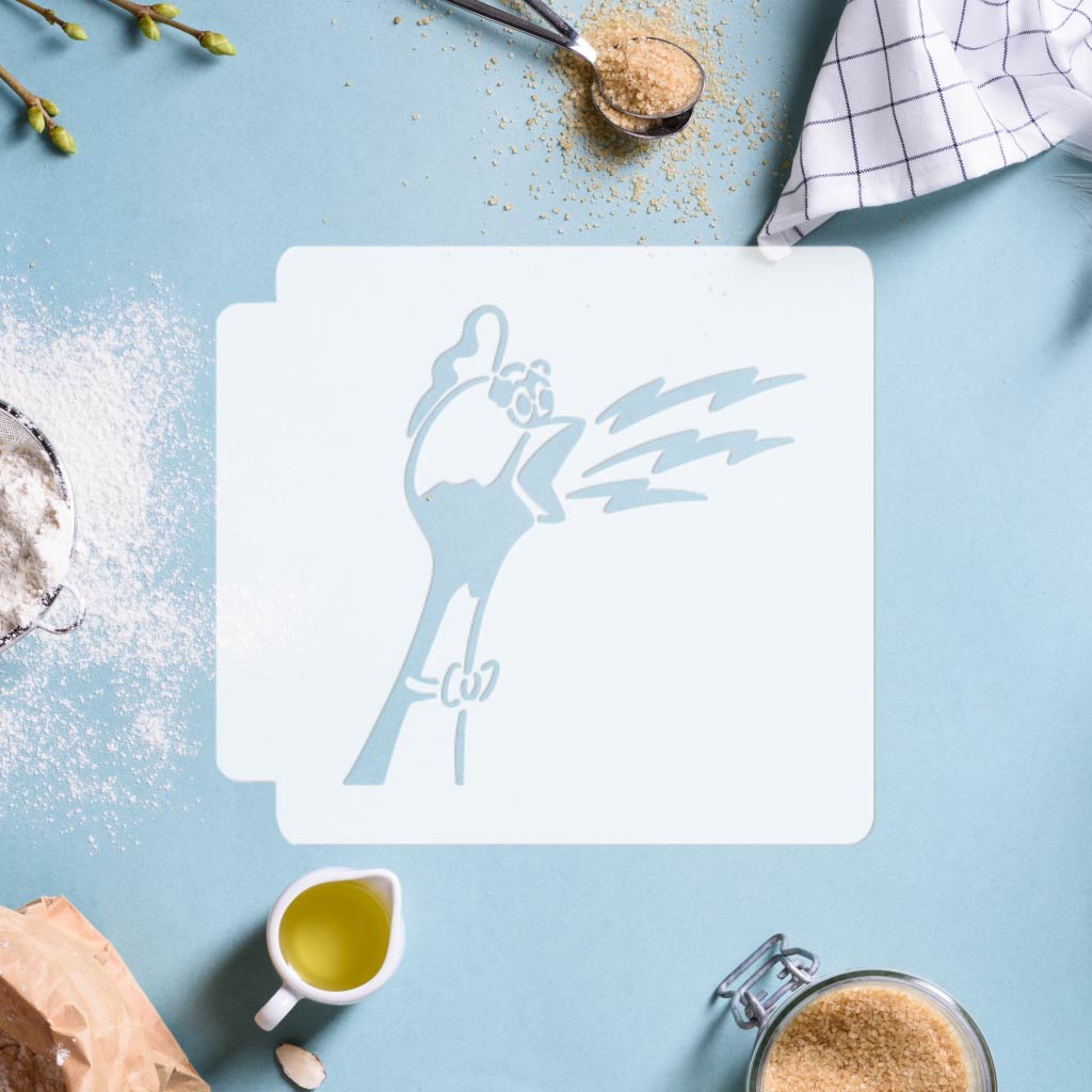 Chicken Squaking 783-I118 Stencil