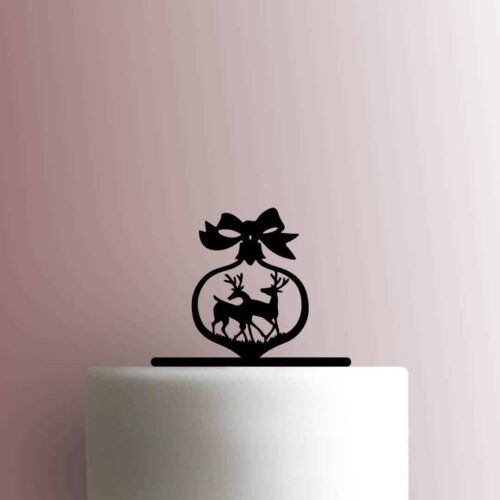 Christmas - Deer Ornament 225-B680 Cake Topper