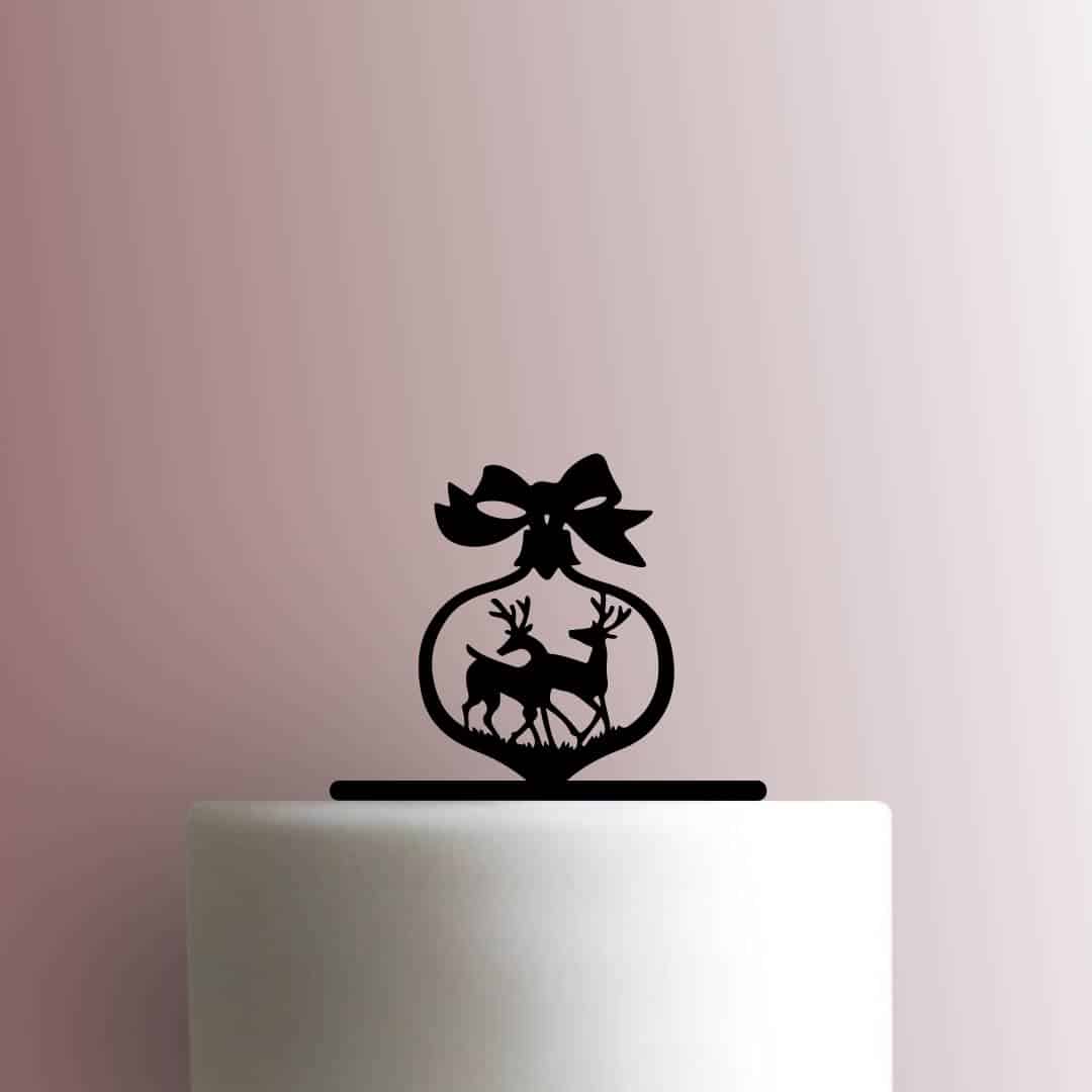 Christmas - Deer Ornament 225-B680 Cake Topper