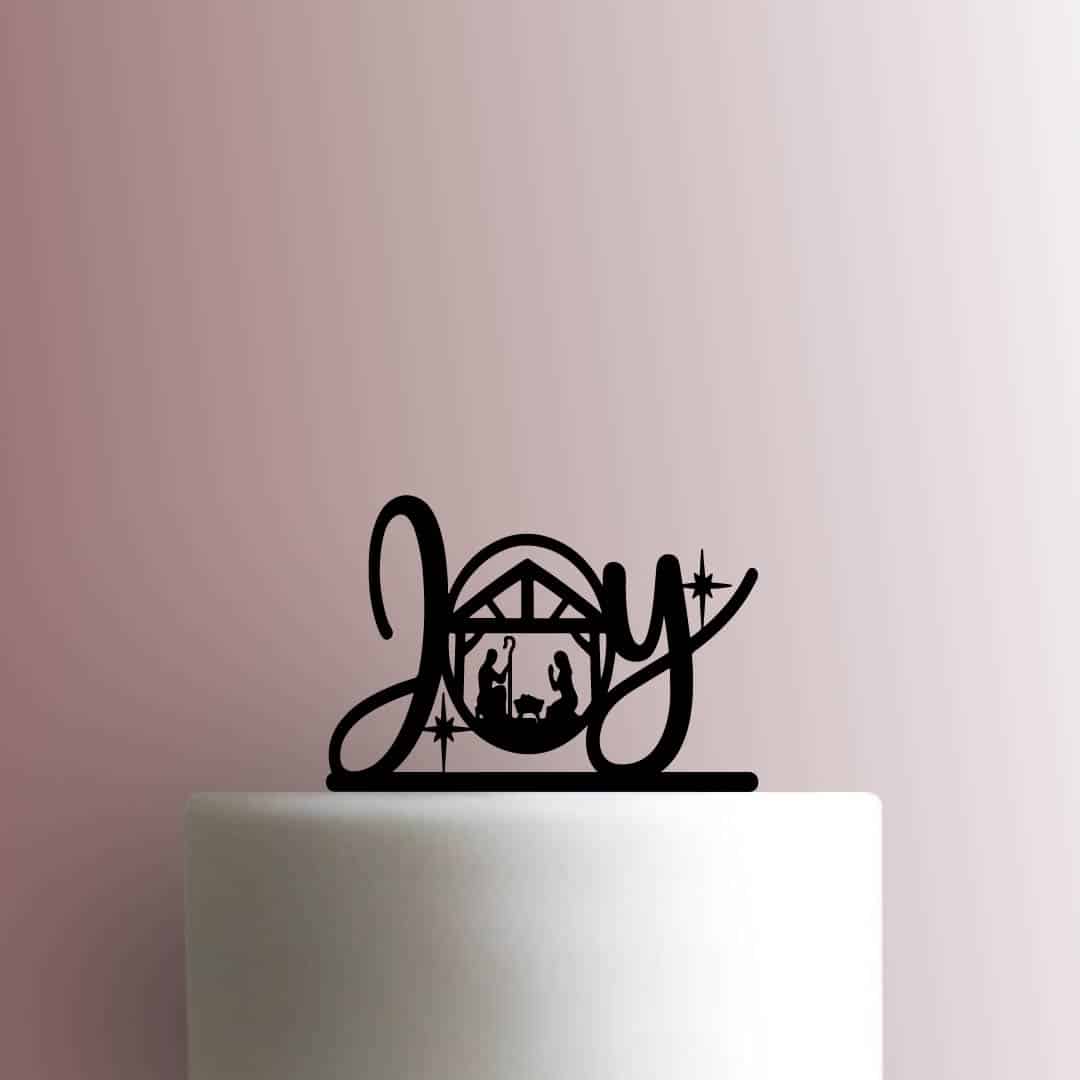 Christmas - Joy Nativity 225-B682 Cake Topper