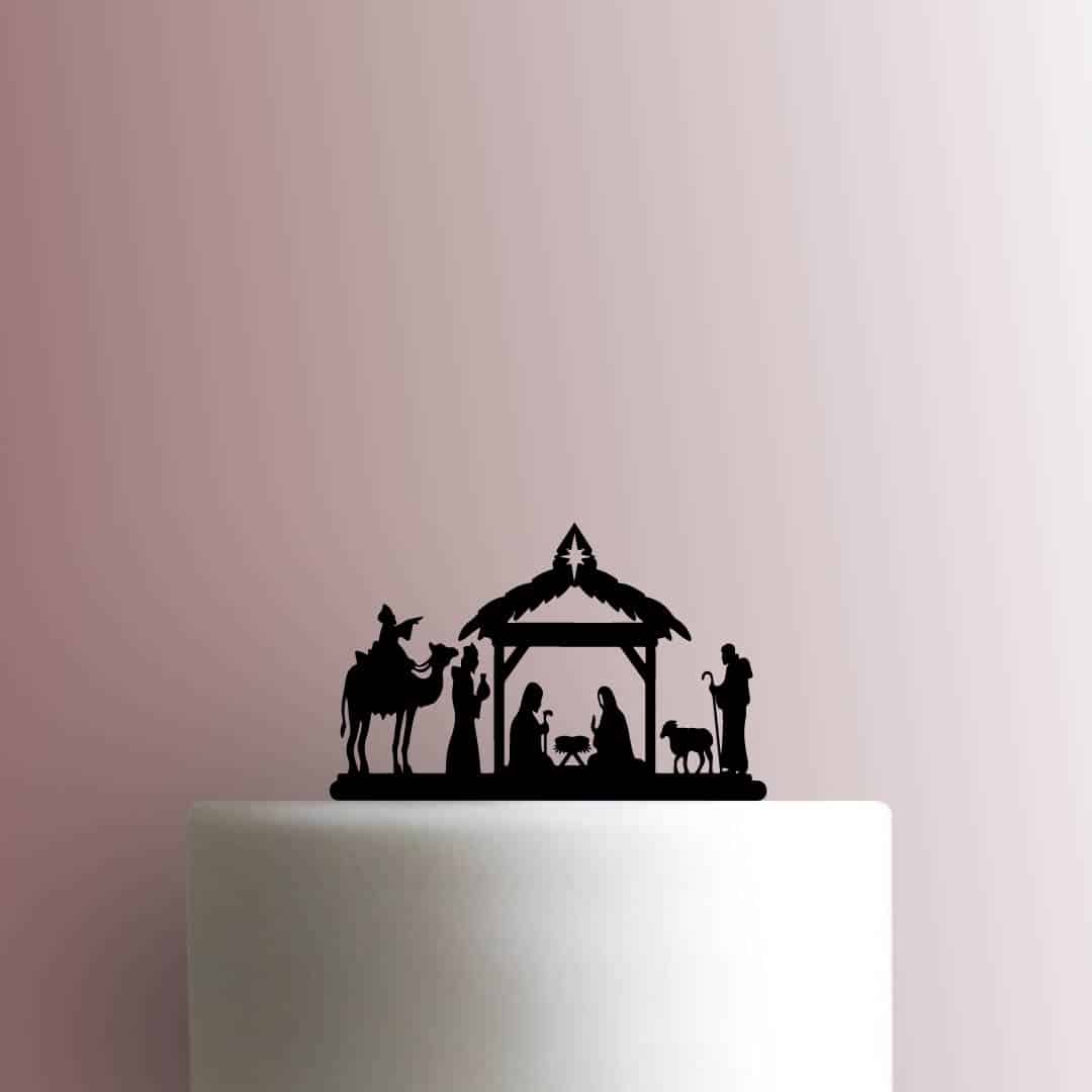 Christmas - Nativity Scene 225-B683 Cake Topper