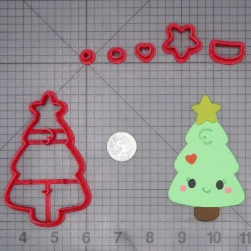 Christmas - Tree 266-J407 Cookie Cutter Set