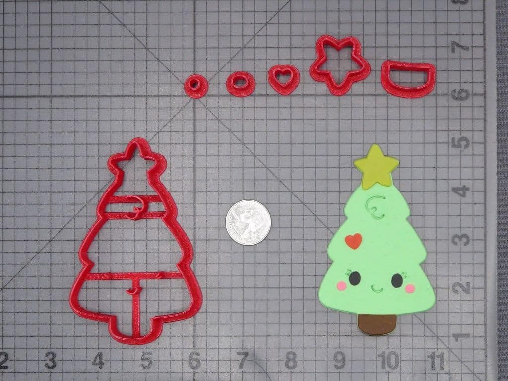 Christmas - Tree 266-J407 Cookie Cutter Set