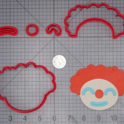 Clown Head 266-J490 Cookie Cutter Set