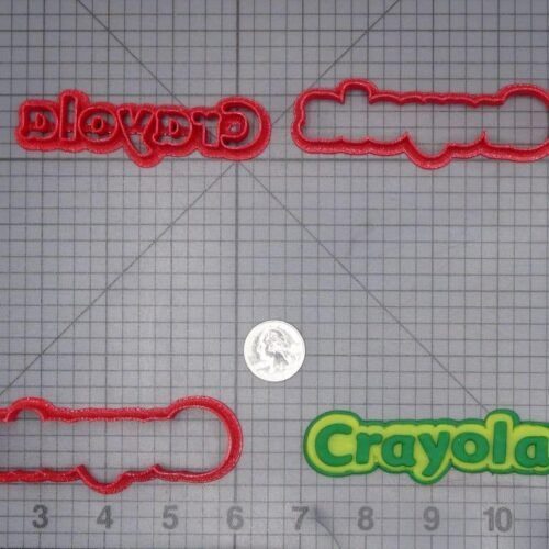 Crayola Logo 266-J453 Cookie Cutter Set