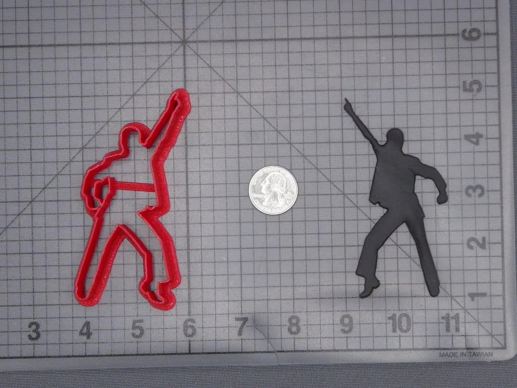 Disco Dancer Body 266-J252 Cookie Cutter Silhouette