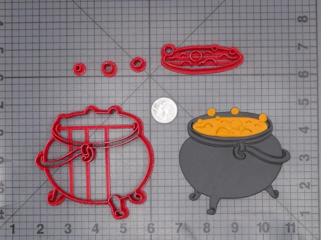 Halloween - Cauldron 266-J366 Cookie Cutter Set