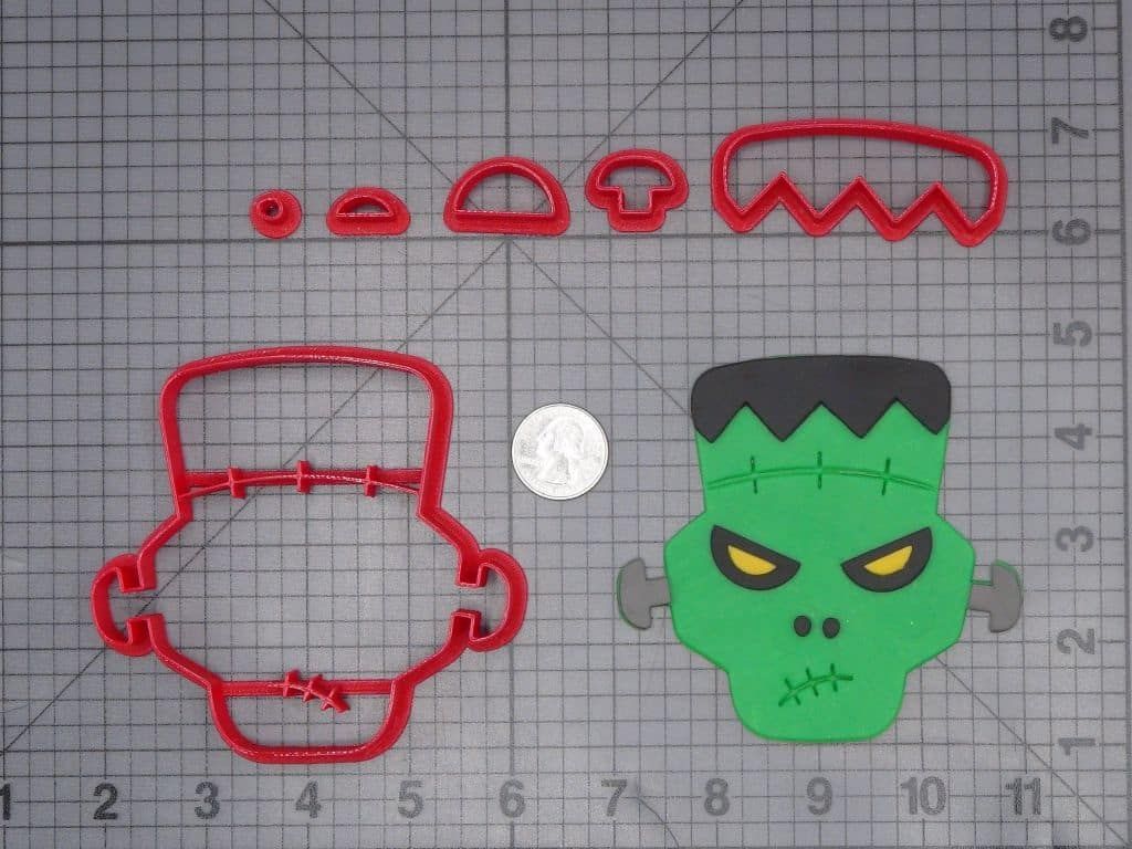 Halloween - Frankenstein Head 266-J302 Cookie Cutter Set
