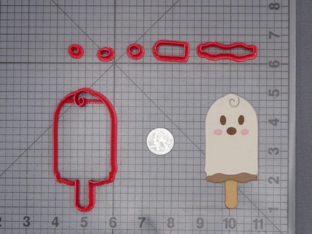 Halloween - Ghost Popsicle 266-J351 Cookie Cutter Set