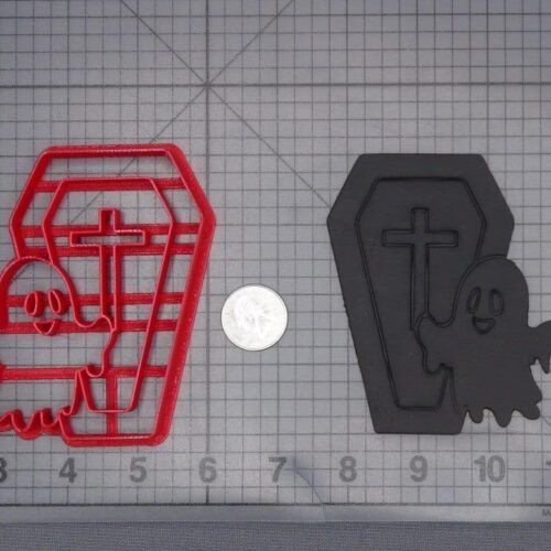 Halloween - Ghost with Coffin 266-J362 Cookie Cutter