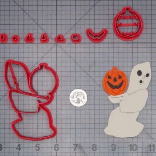 Halloween - Ghost with Jack O Lantern 266-J299 Cookie Cutter Set