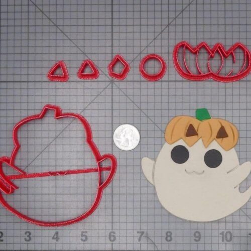 Halloween - Ghost with Jack O Lantern 266-J505 Cookie Cutter Set