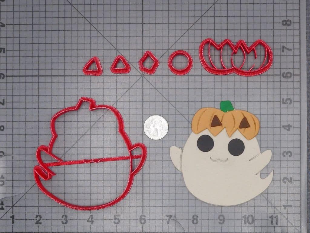 Halloween - Ghost with Jack O Lantern 266-J505 Cookie Cutter Set