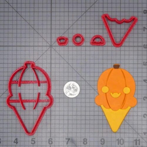 Halloween - Jack O Lantern Ice Cream 266-J304 Cookie Cutter Set