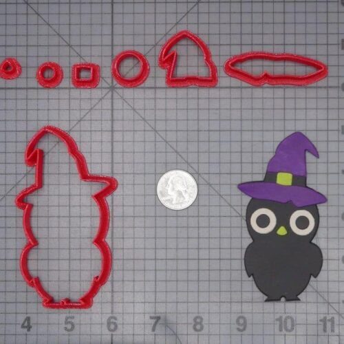 Halloween - Owl Witch 266-J353 Cookie Cutter Set