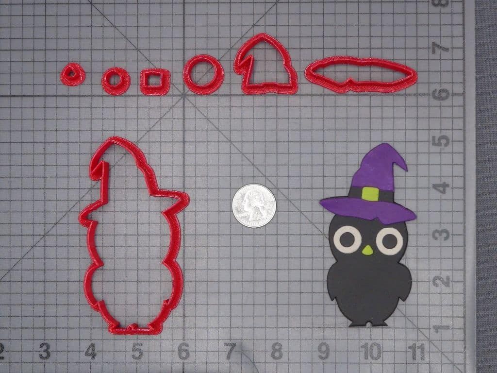 Halloween - Owl Witch 266-J353 Cookie Cutter Set