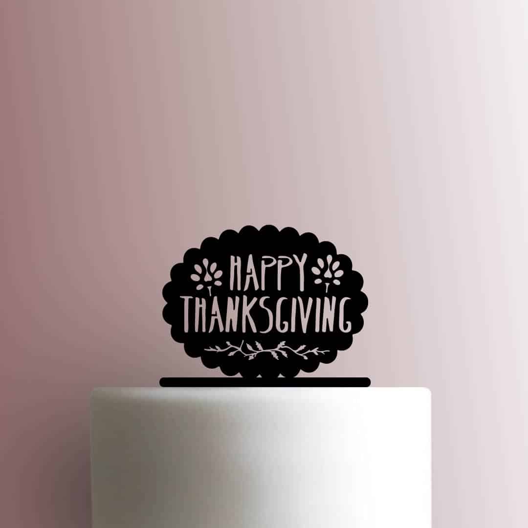 Happy Thanksgiving 225-B681 Cake Topper