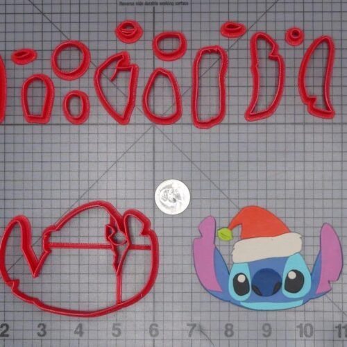 Lilo and Stitch - Stitch in Santa Hat 266-J416 Cookie Cutter Set