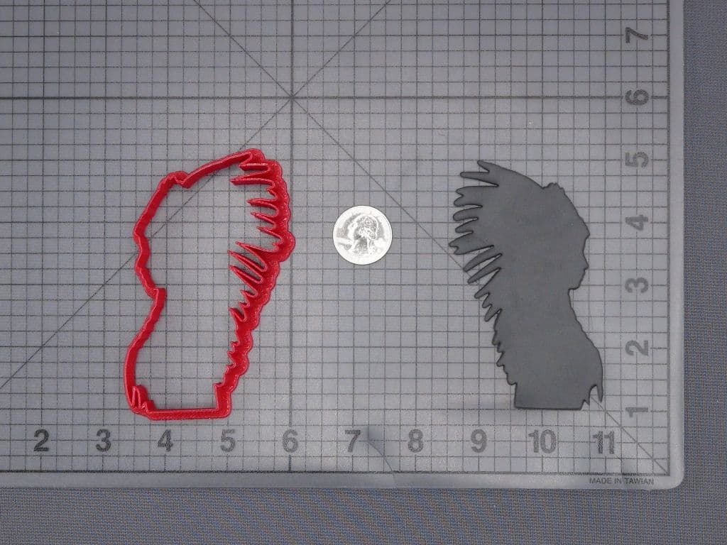 Native American in Headdress 266-J074 Cookie Cutter Silhouette
