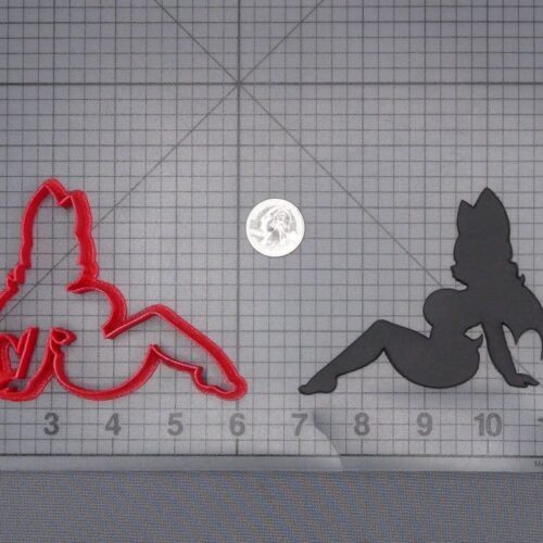Sonic the Hedgehog - Rouge Pin Up Body 266-J355 Cookie Cutter Silhouette
